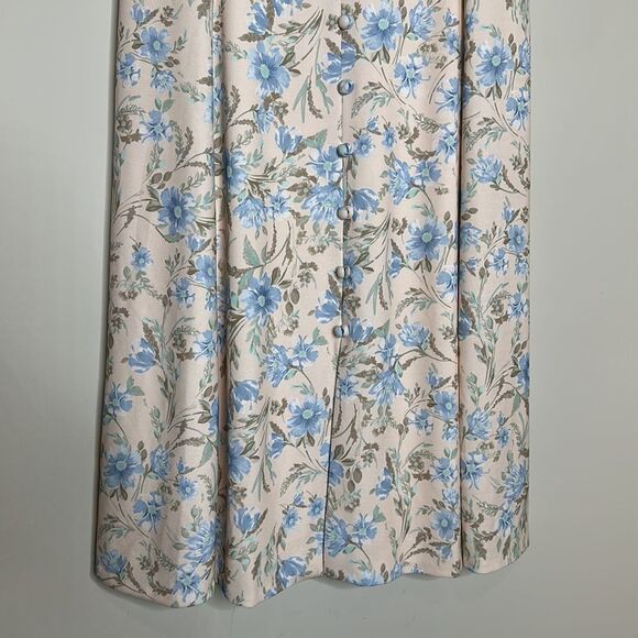 CALVIN KLEINWomen's Flutter Sleeve V-Neck Midi with Button Front Detail 12 NWT - Picture 8 of 12